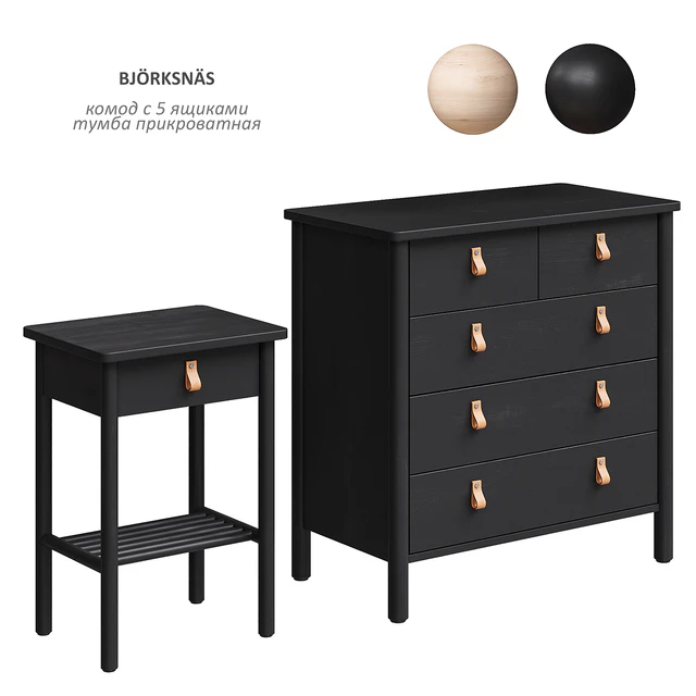BJÖRKSNÄS / BJORKSNAS Cabinet and chest of drawers IKEA — Descargar