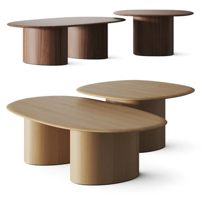 West Elm Organic Modular Coffee Tables — Ver 1