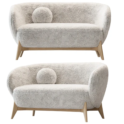 Sofa Tilar Cozy White — Ver 1