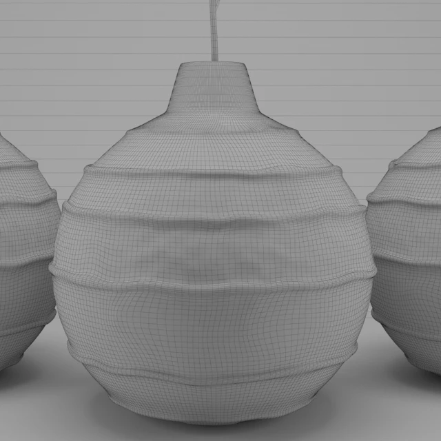 Set Metal Vases — Descargar