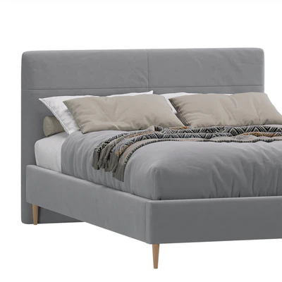 Bed Mayton 140 Velvet Yellow By Divan.ru / Кровать Майтон — Вид 2