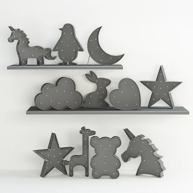 set of children's lamps — Descargar