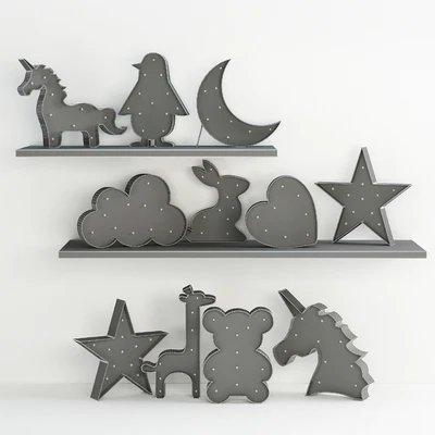 set of children's lamps — Ver 2