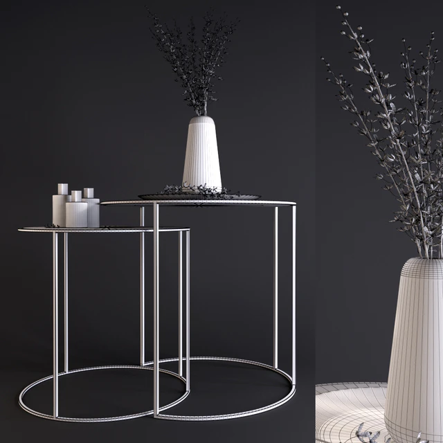 Tables Rh and yellow flowers — Descargar