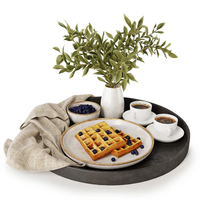 Breakfast on a tray w004 — Ver 1
