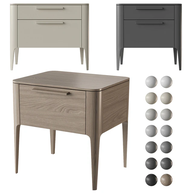 Ellipse Type Bedside table 14 Colors — Descargar