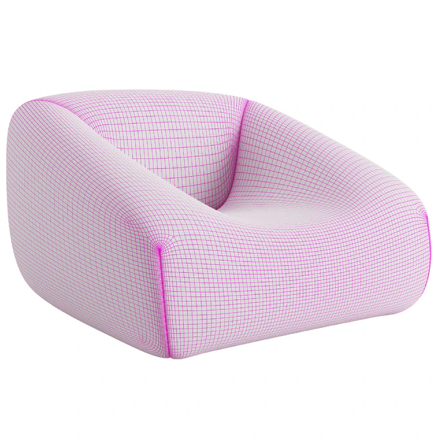 Armchair Paola Lenti Smile — Скачать