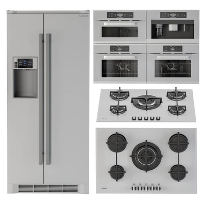 Kitchen appliance Set Gray White — Вид 1