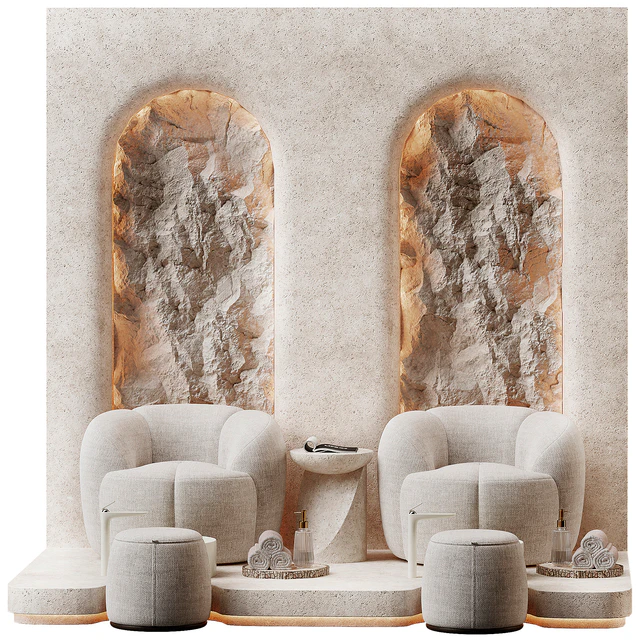 Pedicure area in the beauty salon — Descargar