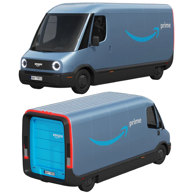 Rivian Amazon delivery van — Скачать