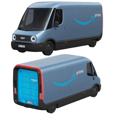 Rivian Amazon delivery van — Вид 2