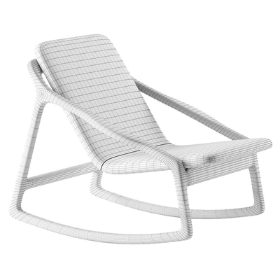 MARSHALL Rocking armchair by Woak — Ver 2