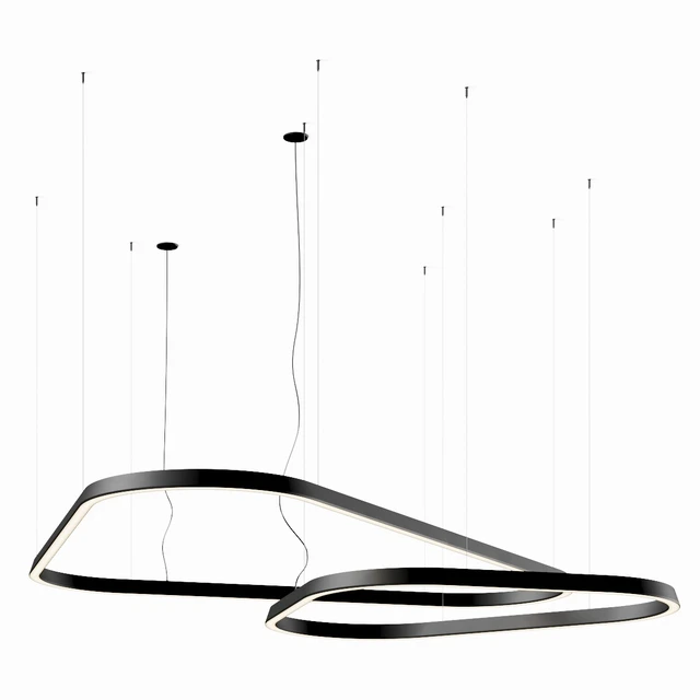Leds C4 Geometric Triangle Pendant Lamps — Download
