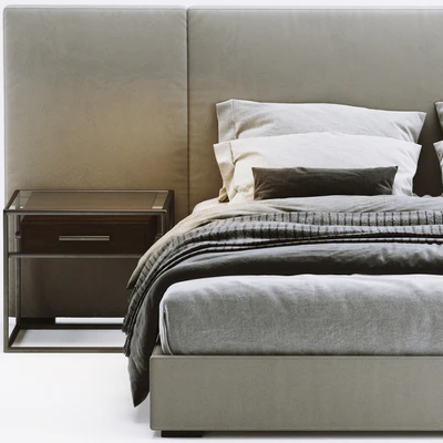 RH Modena Bed — Ver 2