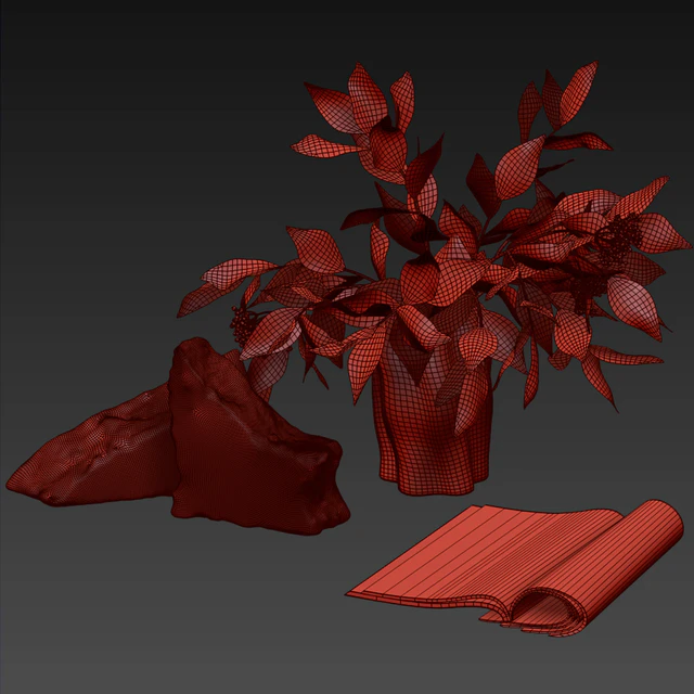 Decor set with rock — Скачать