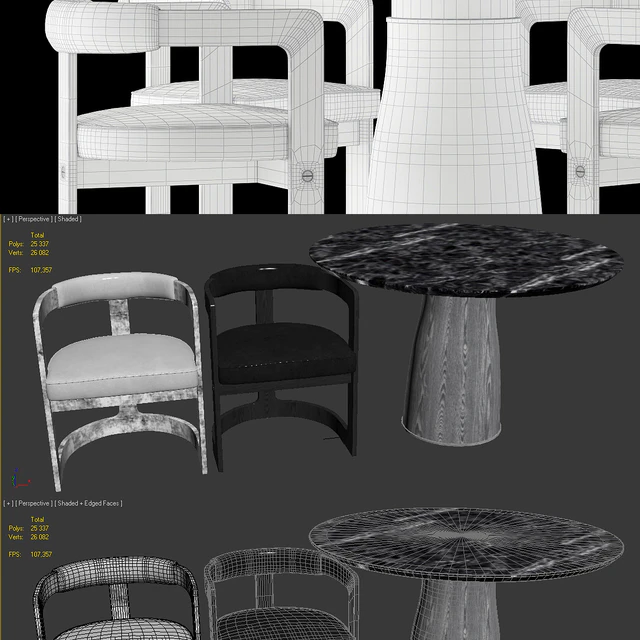 Kelly Wearstler Camden table and Zuma chair — Descargar