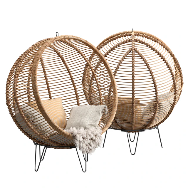 Rattan Cocoon Chair Cox&Cox — Скачать