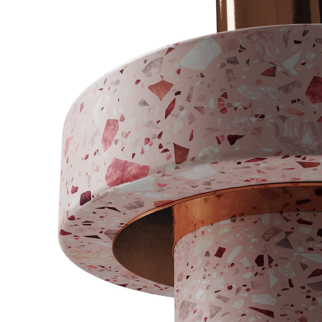 Cantera Rosa and Copper Ambra pendant Lighting — Descargar