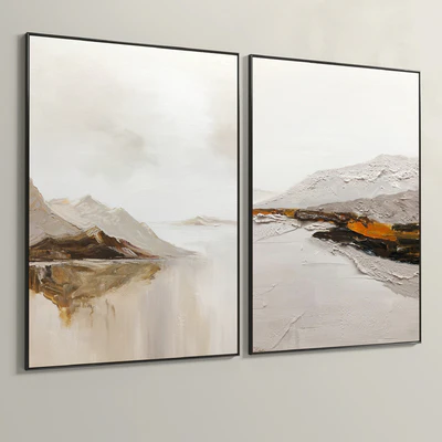 Plaster Two Photo Frame E-37 — Ver 2