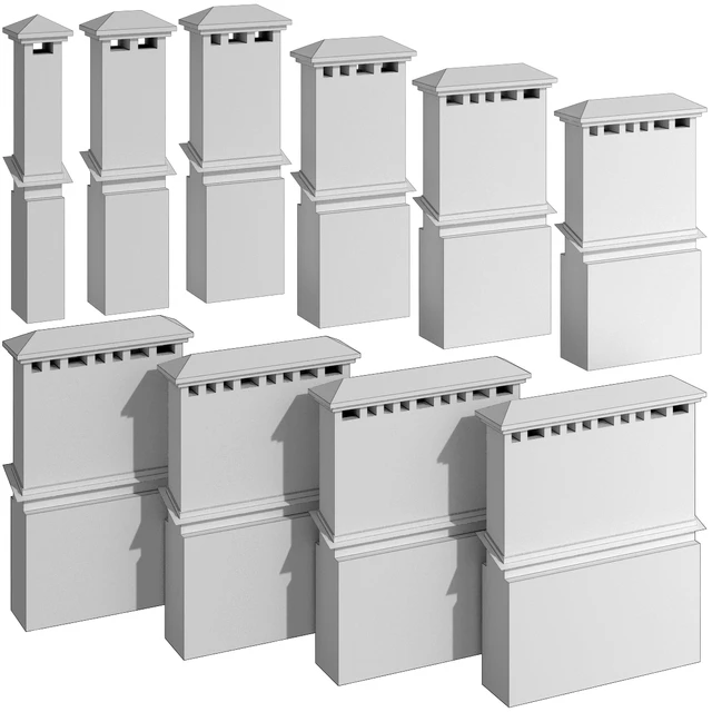 Дымовая труба дымоход вентиляционный канал / chimney smokestack ventilation — Скачать