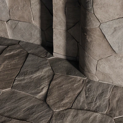 H71 Slate Stone Floor| PBR | 4K — Ver 2