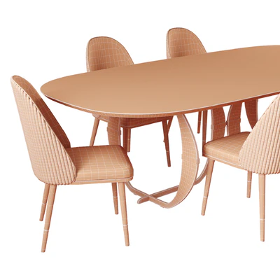 Capital Collection CONVIVIO Oval dining table and Chair — Ver 2