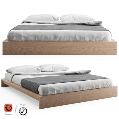 Ki - Low Loft Wooden Bed — Вид 1