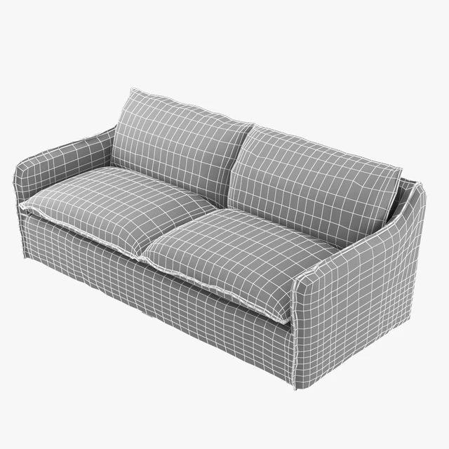 Antibes sofa by coco republic 3D model — Descargar