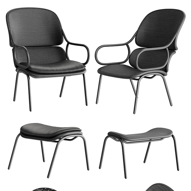 Expormim Frames Armchair with footstool — Скачать