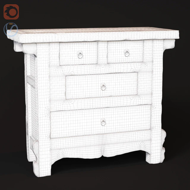 Rustic chest of drawers — Descargar
