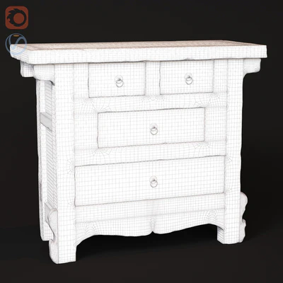 Rustic chest of drawers — Ver 2