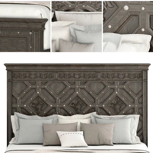 HOOKER FURNITURE VINTAGE WEST WOOD PANEL BED — Descargar