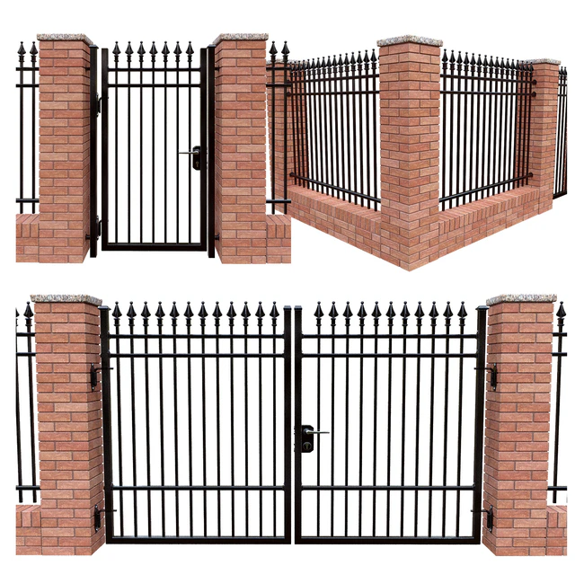 Iron fence set - classic — Descargar