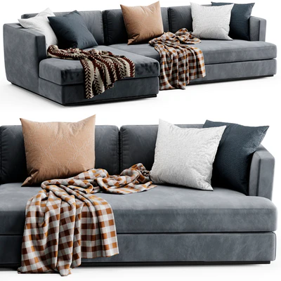 Flexform Barret Chaise Longue Sofa — Ver 2