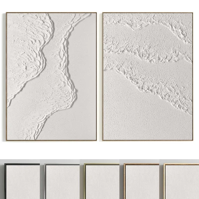 Plaster Two Photo Frames T-455 — Вид 1