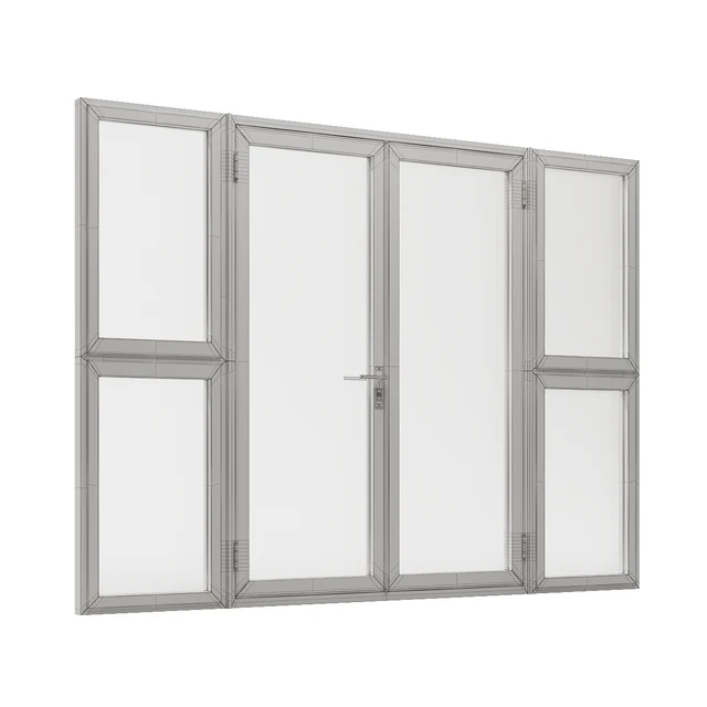 A set of metal windows and doors. — Descargar