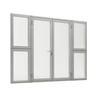 A set of metal windows and doors. — Ver 2