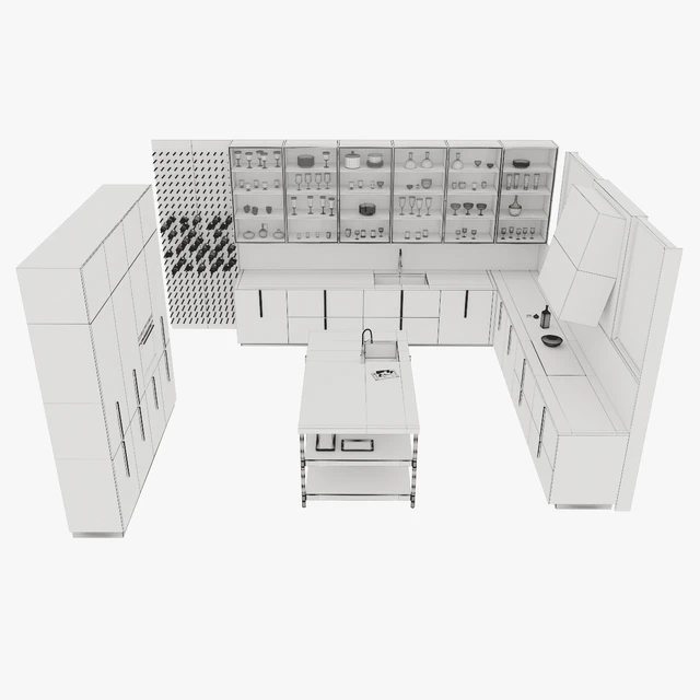 Kitchen Barrique Cucina in vetro — Descargar