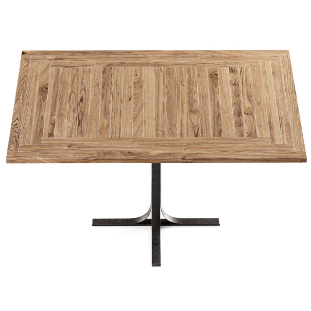 Mila square restaurant table M120 / Прямоугольный ресторанный столик — Скачать