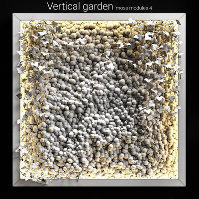 Vertical garden. Moss modules 4 — Ver 2