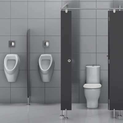 Sanitary partitions for public toilets FunderMax 1 (constructor) — Ver 2