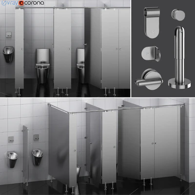 Sanitary partitions for public toilets FunderMax 2 (designer) — Ver 1