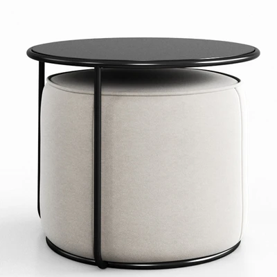 Tom pouf & side table — Ver 2