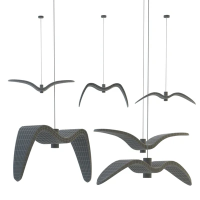 Suspended chandelier NIGHT BIRD Boris Klimok — Вид 2