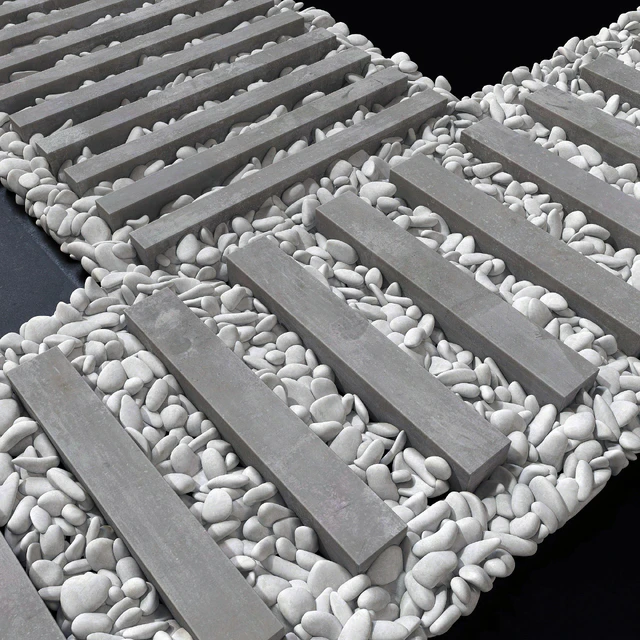 Paving road plate stone pebble n1 / Брусчатка дорога из плит с галькой №1 — Скачать