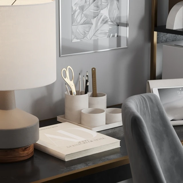 Zane Black Office Workplace West Elm — Descargar