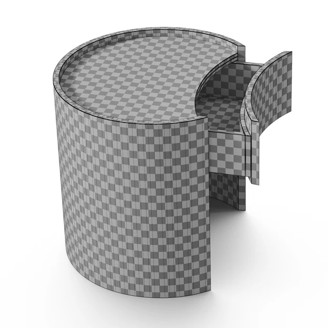 Meridiani Ronny Bedside Table — Скачать