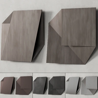 456 decorative wall art 22 minimal metal artworks by Heiner Thiel P02 — Вид 1
