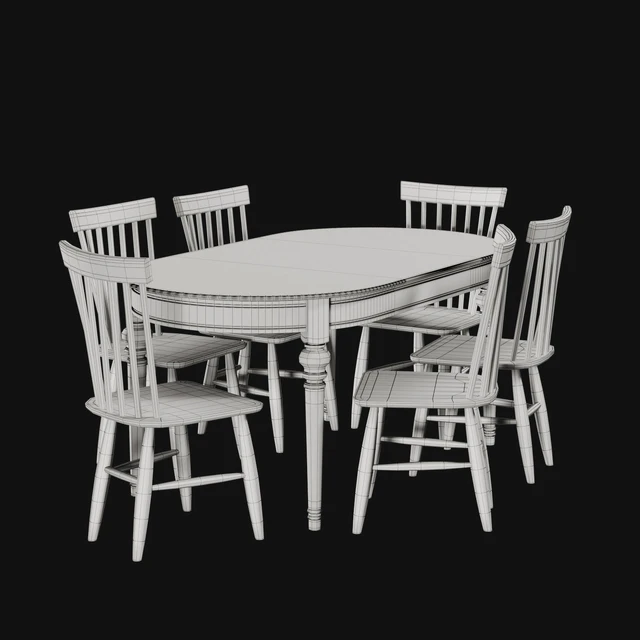 Danton Home  Стол и Стул — Скачать