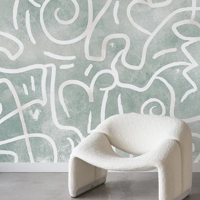 Creativille | Wallpapers | 8301 Grunge Curves — Вид 2